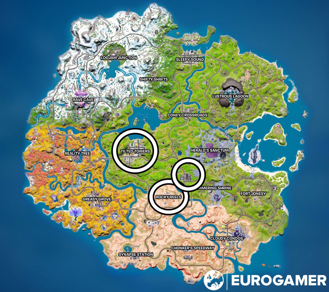 Fortnite Panther, Mancake and The Underwriter locations, including how